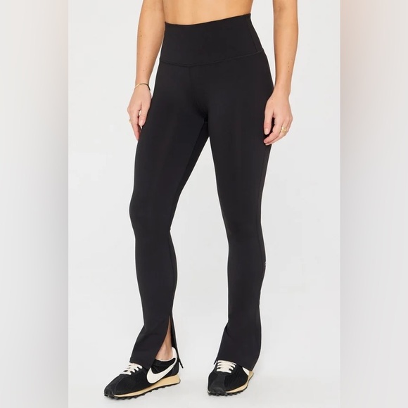 Fabletics Define PowerHold Split Hem Legging Black HighWaist- Size M, Short NWT - Picture 3 of 15